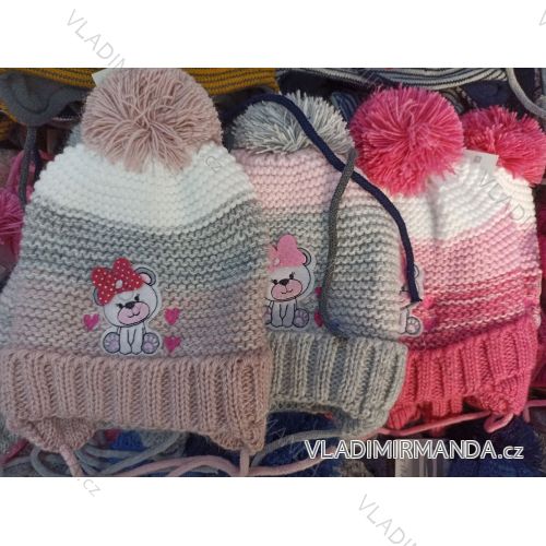 Čepice podzimní upletové chlapecká (4-9 LET) POLSKÁ VÝROBA PV421CEPICE