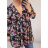 Damen Elegantes Langarmkleid (S / M ONE SIZE) ITALIAN FASHION IMWA21539