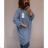 Tunika Oversize Langarm Damen Oversized (2XL / 3XL ONE SIZE) ITALIAN FASHION IM321551