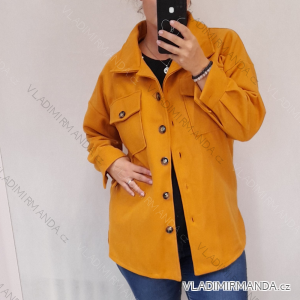 Damen Fleecemantel (L / XL ONE SIZE) ITALIAN FASHION IMP21157