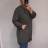Mikina tenká s kapucí na zip dámská (M/L ONE SIZE) ITALSKÁ MÓDA IMN23NOVA