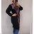 Langärmliges Damenkleid in Übergröße (XL-8XL) TSCHECHISCHE MODE CRM19011