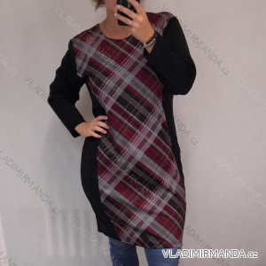 Langärmliges Damenkleid in Übergröße (XL-8XL) TSCHECHISCHE MODE CRM19011