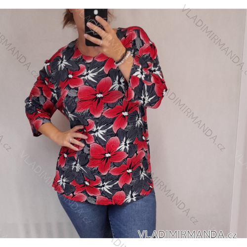 Tunika Langarm Damen (L-4XL) TSCHECHISCHE MODE CRM21006