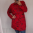 Šaty dlouhý rukáv dámské (L/XL ONE SIZE) ITALSKá MóDA MA821114