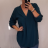 Damen Langarm Hemdkleid (2XL / 3XL ONE SIZE) ITALIAN FASHION IM321525 / DR 2XL/3XL rot