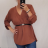 Damen Langarm Hemdkleid (2XL / 3XL ONE SIZE) ITALIAN FASHION IM321525 / DR 2XL/3XL rot