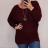 Svetr oversize pletený netopýří dlouhý rukáv s přívěškem dámský (L/XL ONE SIZE) ITALSKá MODA IM321535/DR schwarz L/XL one size
