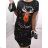 Elegantes Samtkleid Langarm Damen (S / M ONE SIZE) ITALIAN FASHION IMWY216558