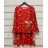 Elegantes Samtkleid Langarm Damen (S / M ONE SIZE) ITALIAN FASHION IMWY216558