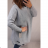 Kleid Pullover Langarm Damen (uni sl) ITALIENISCHE Mode IM2188150