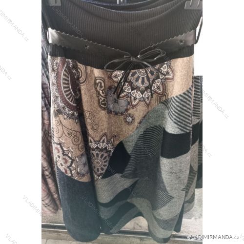 Rock Sommer lange Damen (uni sl) ITALIENISCHE Mode IM718163