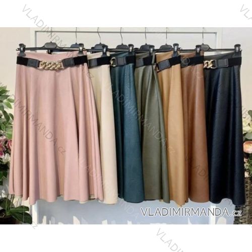 Damen Kunstlederrock (S / M ONE SIZE) ITALIAN FASHION IMWA217426