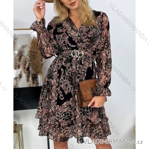 Sommer Sommer Carmen Langarmkleid (S / M / L ONE SIZE) ITALIAN FASHION IMWC216138