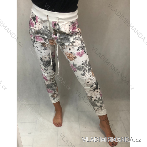 Jogginghose schwache Damenblumen (uni s / m) ITALIAN FASHION IM521047