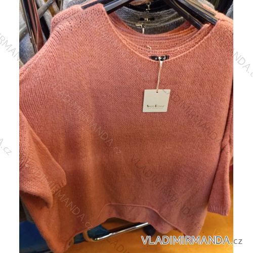 Tunika Oversize Langarm Damen Oversized (2XL / 3XL ONE SIZE) ITALIAN FASHION MA121A3613