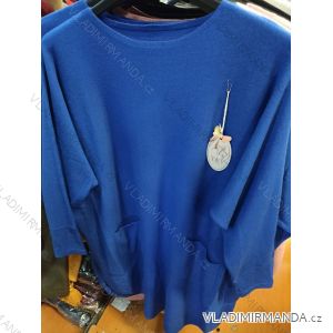 Tunika Oversize Langarm Damen Oversized (2XL / 3XL ONE SIZE) ITALIAN FASHION MA121A3613