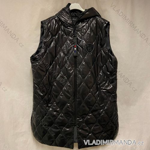 Ärmellose Jacke, kurze Ärmel (uni sl) ITALIAN Fashion IMC17325