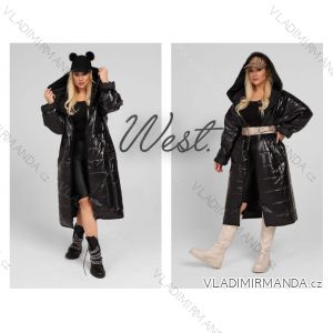 Damen Wintermantel mit Kapuze Oversized (3XL / 4XL Einheitsgröße) POLISH FASHION PMLT21WEST