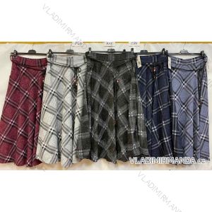 Rock lange Sommer Frauen (uni sl) ITALIENISCHE Mode IM420490
