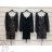 Bluse Langarm mit Rüschen Frauen (UNI S / L) ITALIAN FASHION IMK20159