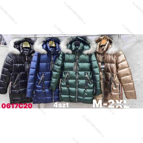 Kabát flaušový beránek s kapucí na zip dámský (L/XL ONE SIZE) ITALSKá MóDA IM321569