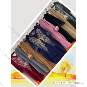 Übergroßes Maxi-Langarm-Kleid (L / XL ONE SIZE) ITALIAN FASHION IMWD2120148
