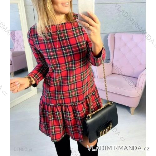 Damen Langarmkleid (S / M ONE SIZE) ITALIAN FASHION imwa216700