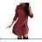 Damen Langarmkleid (S / M ONE SIZE) ITALIAN FASHION imwa216700
