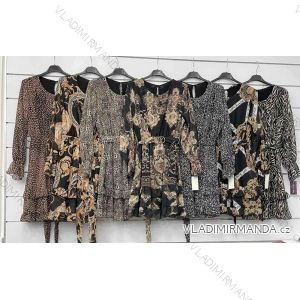 Damen Langarmkleid (S / M ONE SIZE) ITALIAN FASHION imwa216700