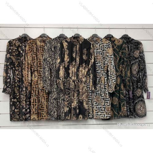 Damen Langarmkleid (S / M ONE SIZE) ITALIAN FASHION imwa216700