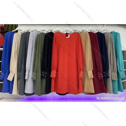 Damen Langarmkleid (S / M ONE SIZE) ITALIAN FASHION imwa216700