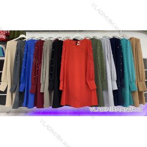 Damen Langarmkleid (S / M ONE SIZE) ITALIAN FASHION imwa216700