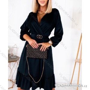 Damen Langarmkleid (S / M ONE SIZE) ITALIAN FASHION imwa216700