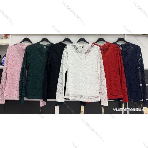 T-Shirt langarm Damen (S / M ONE SIZE) ITALIAN FASHION IMWA217369