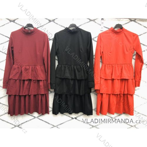 Damen Langarmkleid (S / M ONE SIZE) ITALIAN FASHION imwa216700