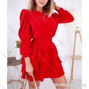 Damen Langarmkleid (S / M ONE SIZE) ITALIAN FASHION imwa216700