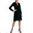 Damen Langarmkleid (S / M ONE SIZE) ITALIAN FASHION imwa216700