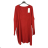 Strickkleid Ala Pullover Langarm Damen Übergröße (XL / 2XL ONE SIZE) ITALIAN FASHION IM4212262 schwarz