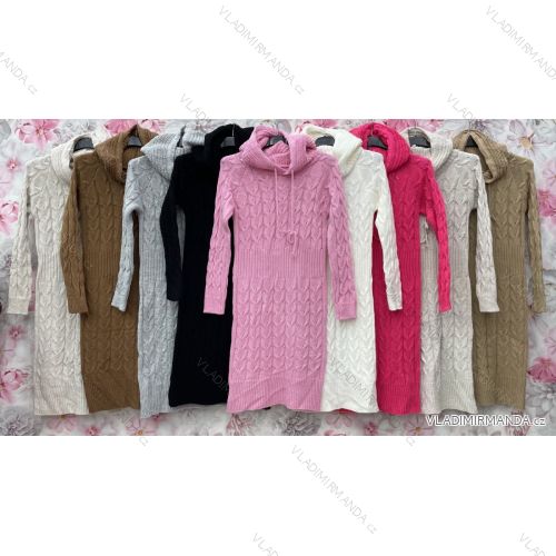 Mit Kapuze langärmliges mit Kapuze Kleid (uni s / m) IMWG20112