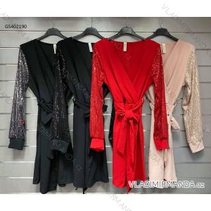 Sommer Sommer Carmen Langarmkleid (S / M / L ONE SIZE) ITALIAN FASHION IMWC216138