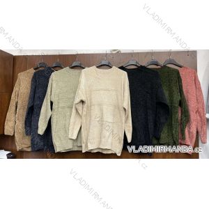 Kleid mit 3/4 Ärmeltasche für Damen (uni sl) ITALIAN Fashion IMWD20529