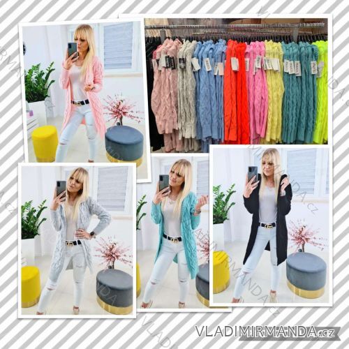 Kleid mit 3/4 Ärmeltasche für Damen (uni sl) ITALIAN Fashion IMWD20529