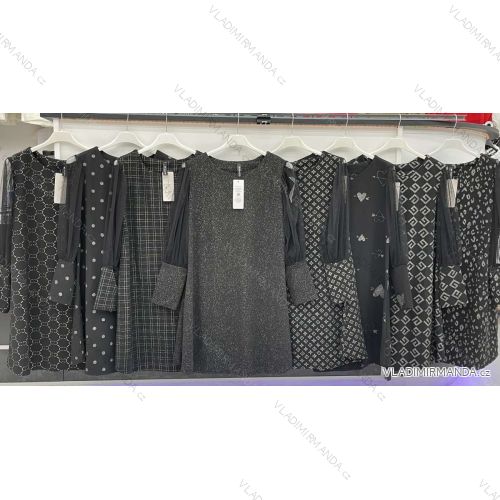 Damen Langarmkleid (S / M ONE SIZE) ITALIAN FASHION imwa216700