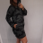 Šaty volnočasové dlouhý rukáv dámské maskáč (XL/2XL ONE SIZE) ITALSKÁ MODA IM4213328