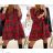 Sommer Hemdkleid Langarm Oversize Damen (S / M ONE SIZE) ITALIAN FASHION IMWM216078