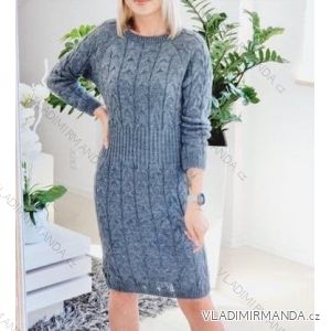 Kleid mit 3/4 Ärmeltasche für Damen (uni sl) ITALIAN Fashion IMWD20527