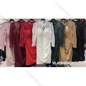 Sommer Sommer Carmen Langarmkleid (S / M / L ONE SIZE) ITALIAN FASHION IMWC216138