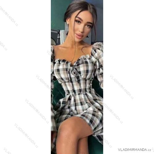 Damen Langarmkleid (S / M ONE SIZE) ITALIAN FASHION IMWE216675