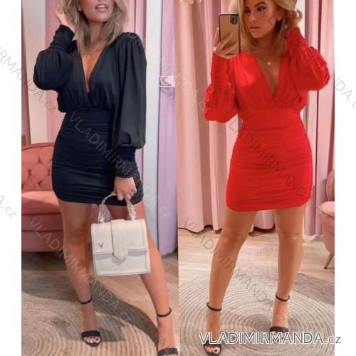 Mit Kapuze langärmliges mit Kapuze Kleid (uni s / m) IM2191956